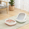 Top quality square plastic cat litter box tray